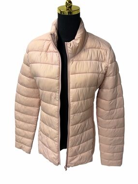 Lovetree Light Blush Packable Puffer Jacket Quilted Zip Coat M